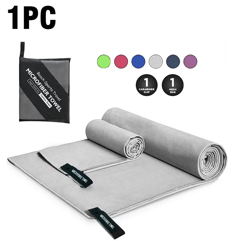Quick-Dry Microfiber Towel – Beach, Gym & Travel Ready
