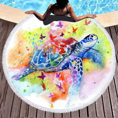 Microfiber Round Beach Towel