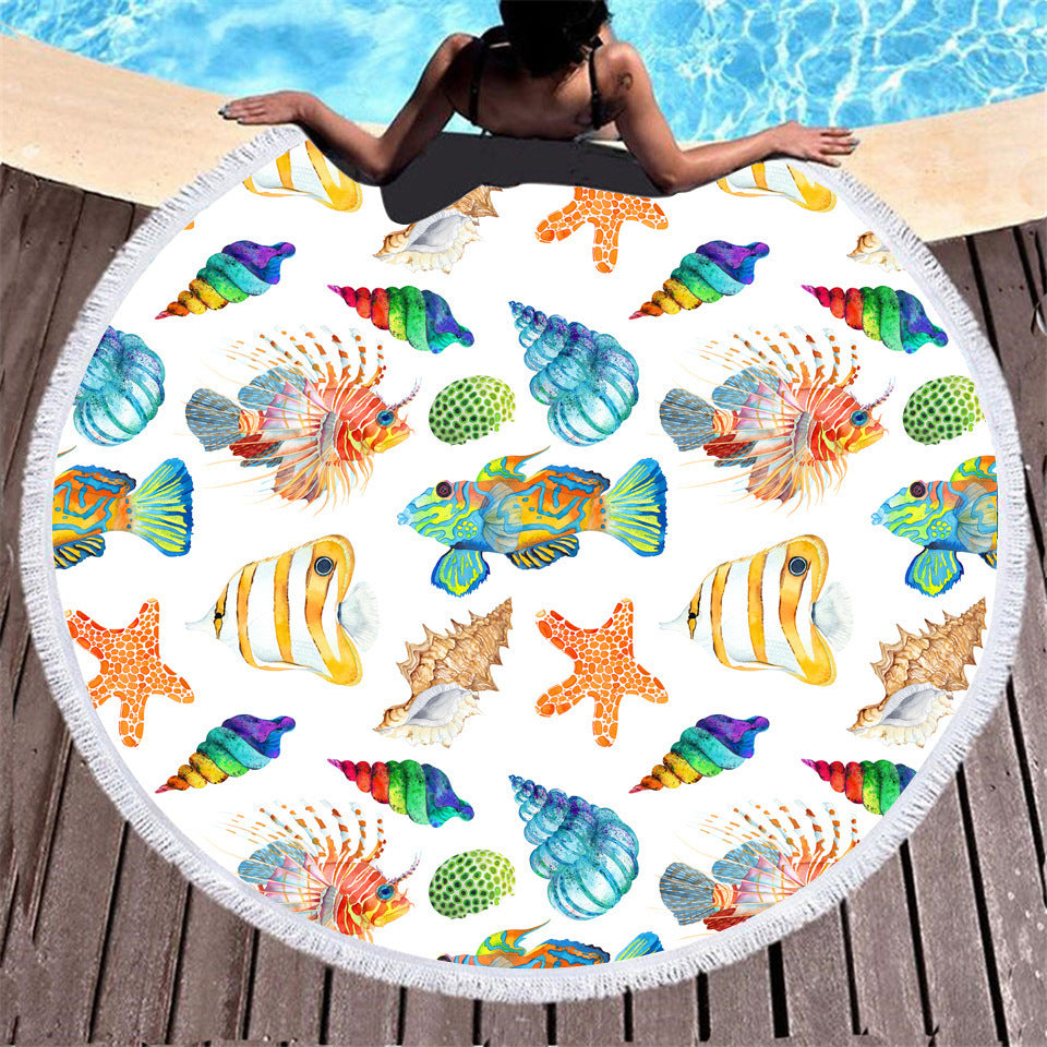 Microfiber Round Beach Towel