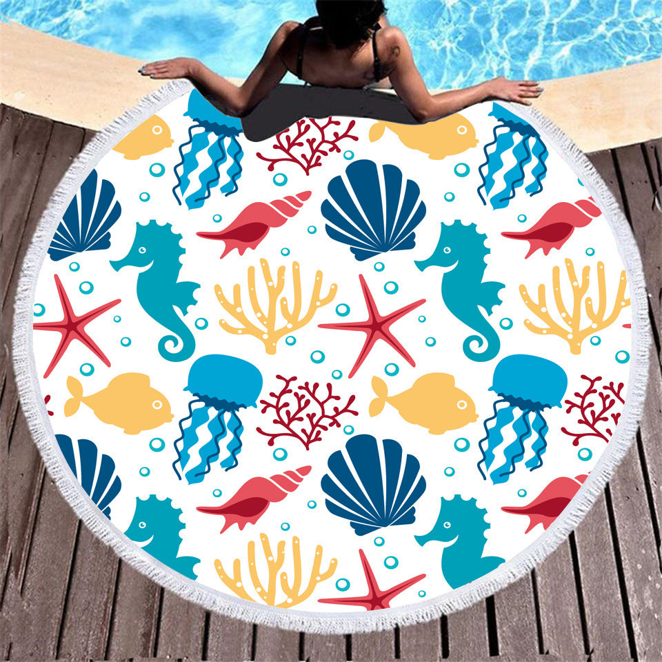 Microfiber Round Beach Towel
