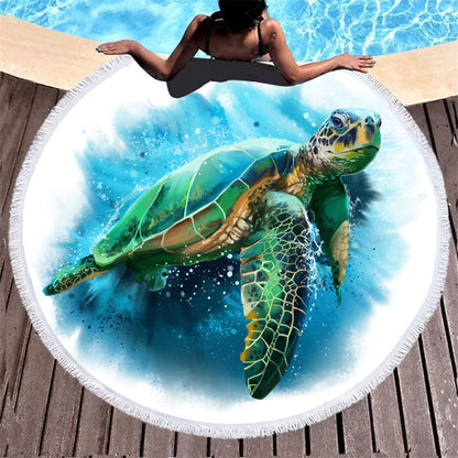 Microfiber Round Beach Towel