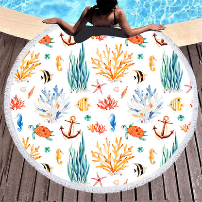 Microfiber Round Beach Towel
