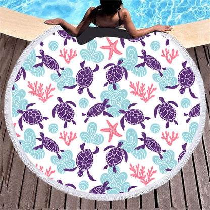 Microfiber Round Beach Towel