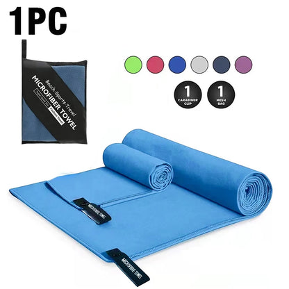 Quick-Dry Microfiber Towel – Beach, Gym & Travel Ready