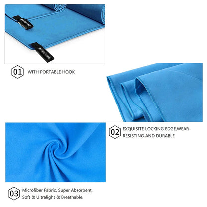 Quick-Dry Microfiber Towel – Beach, Gym & Travel Ready