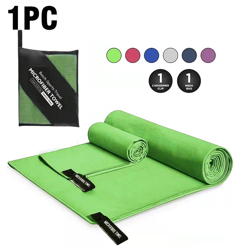 Quick-Dry Microfiber Towel – Beach, Gym & Travel Ready