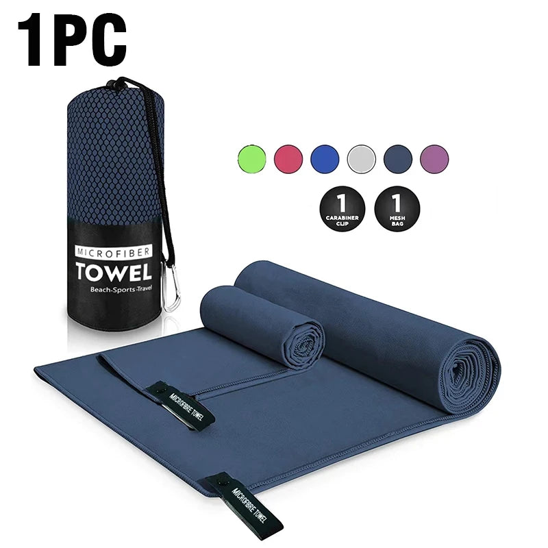 Quick-Dry Microfiber Towel – Beach, Gym & Travel Ready