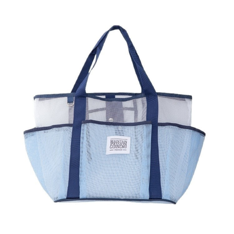 Mesh Cosmetic Large Capacity Bath Wash Beach Bag - 17 day delivery time